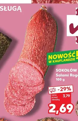 Salami Rogal SOKOŁÓW promocja w Kaufland