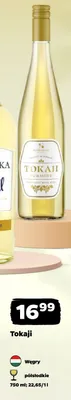 Wino białe Tokaji Furmint półsłodkie węgierskie promocja w Netto