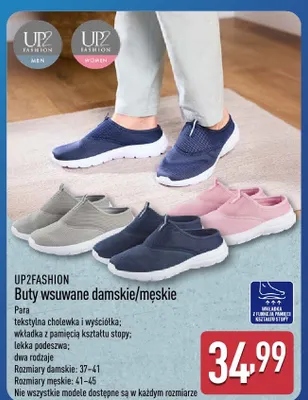 Buty wsuwane damskie UP2FASHION promocja w Aldi