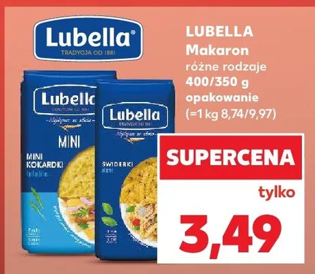 Makaron różne rodzaje promocja w Kaufland