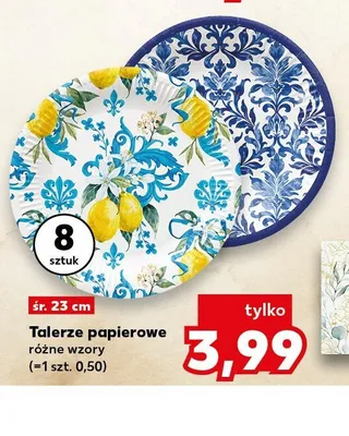 Talerze papierowe promocja w Kaufland