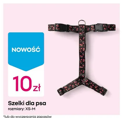 Szelki dla psa rozmiary XS-M promocja w Pepco