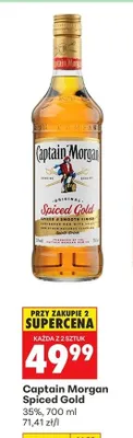 Rum Captain Morgan Spiced Gold promocja w Biedronka