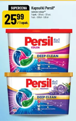 Kapsułki do prania Persil Expert Freshness 4in1 Discs promocja w POLOmarket