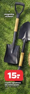 Łopata ogrodowa lub miniszpadel promocja w Netto