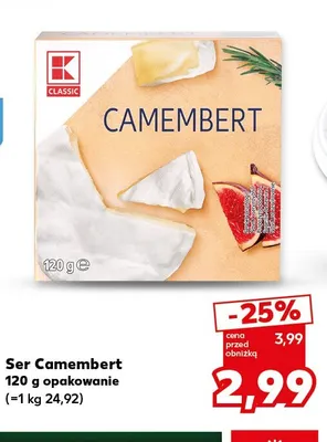 Ser Camembert K-Classic promocja w Kaufland