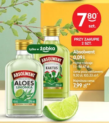 Wódka różne rodzaje promocja w Żabka