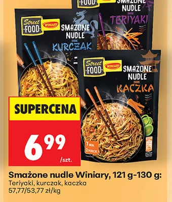 Smażone nudle Winiary kaczka promocja w Biedronka