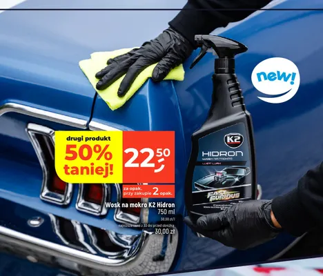 Wosk na mokro K2 Hidron promocja w Dealz