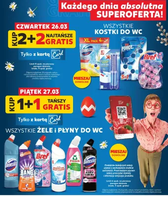 Żele i płyny do WC różne rodzaje Domestos promocja w Kaufland