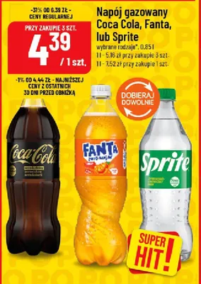 Napój gazowany sprite promocja w POLOmarket