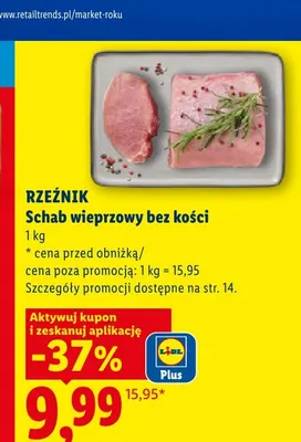 Schab wieprzowy bez kości Rzeźnik promocja w Lidl