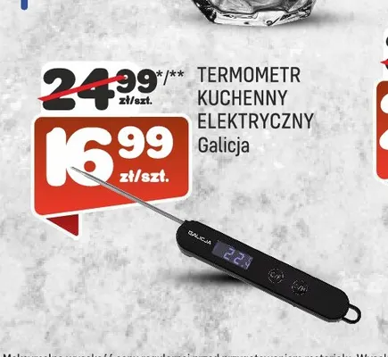 Termometr kuchenny elektryczny Galicja promocja w Społem Praga