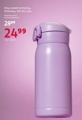 Kubek termiczny fioletowy Eloy promocja w Rossmann
