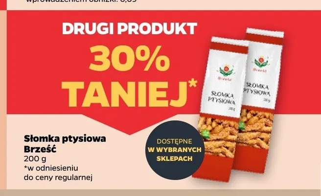 Słomka ptysiowa Brześć promocja w Netto