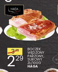 Boczek wędzony parzony Haga promocja w Wafelek