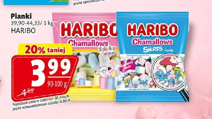 Pianki Haribo Chamallows Tubular Colors promocja w Prim Market