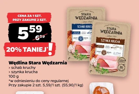 Wędlina Stara Wędzarnia promocja w Netto