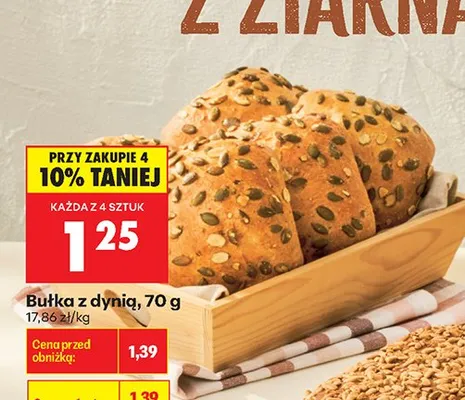 Bułka z dynią promocja w Biedronka