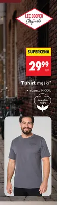 T-shirt męski Lee Cooper promocja w Biedronka