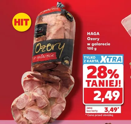 Ozory w galarecie Haga promocja w Kaufland