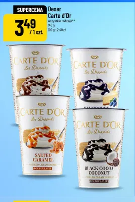 Deser Carte d'Or Black Cocoa Coconut promocja w POLOmarket