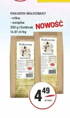Makaron Wałkowany Goldmak wstążka promocja w Sedal