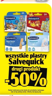Plastry Salvequick promocja w TOPAZ