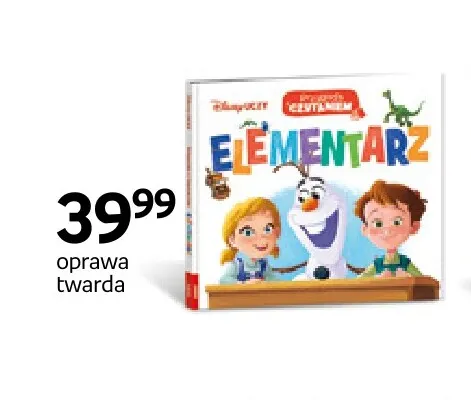 Książka Disney Uczy Elementarz Przygoda z czytaniem promocja w Empik