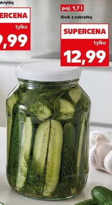 Słoik z zakrętką 1,7 l promocja w Kaufland
