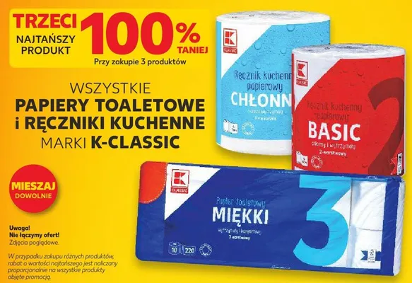 Papiery toaletowe i ręczniki kuchenne promocja w Kaufland