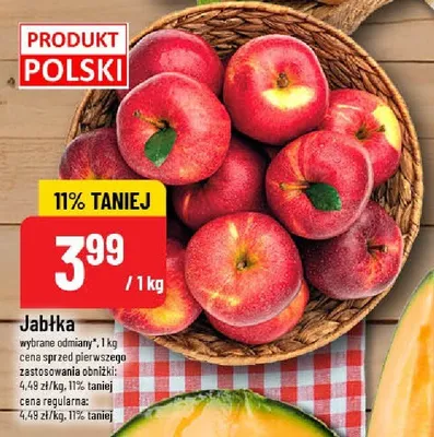 Jabłka promocja w POLOmarket