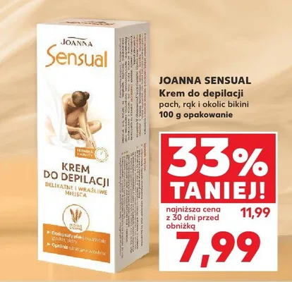 Krem do depilacji pach, rąk i okolic bikini promocja w Kaufland
