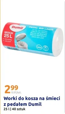 Worki do kosza na śmieci z pedałem promocja w Action