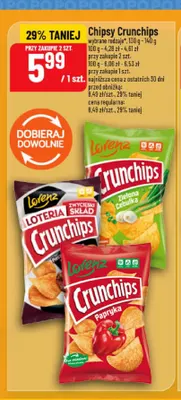 Chipsy Crunchips Papryka promocja w POLOmarket