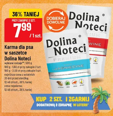 Karma dla psa Dolina Noteci Premium Jagnięcina promocja w POLOmarket
