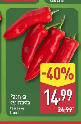 Papryka spiczasta promocja w Aldi