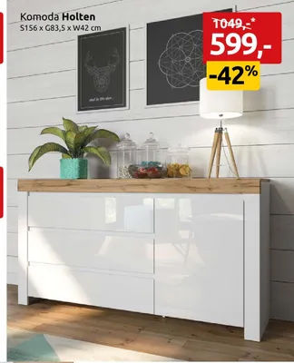 Komoda Holten promocja w Black Red White