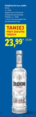 Wódka De Luxe promocja w Lidl