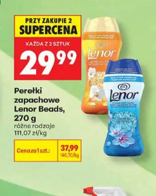 Perełki zapachowe Lenor Beads Gold Orchid promocja w Biedronka