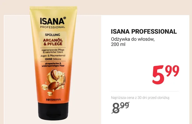 Odżywka do włosów promocja w Rossmann