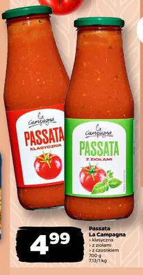Passata La Campagna z ziołami promocja w Netto