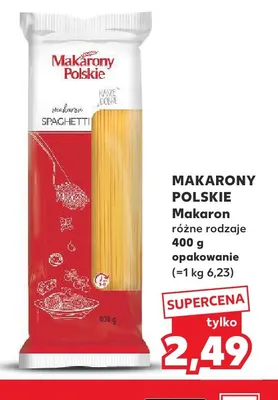 Makaron Makarony Polskie promocja w Kaufland