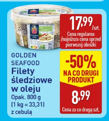 Filety śledziowe w oleju promocja w Aldi