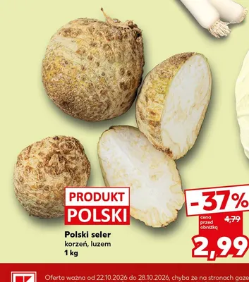 Seler korzeń polski promocja w Kaufland