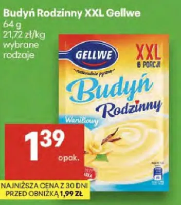 Budyń rodzinny XXL wybrane rodzaje promocja w Delikatesy Centrum