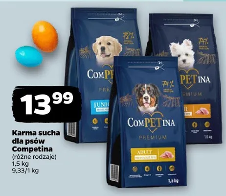 Karma sucha dla psów promocja w Netto