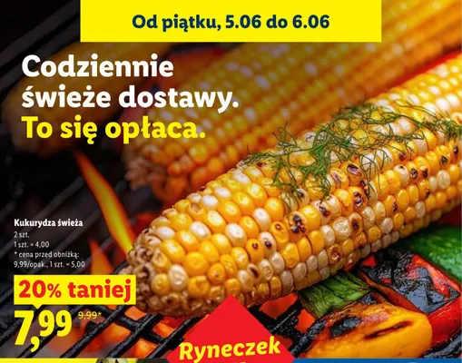 Kukurydza świeża 2-pak promocja w Lidl