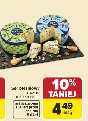 Ser pleśniowy Lazur promocja w Carrefour