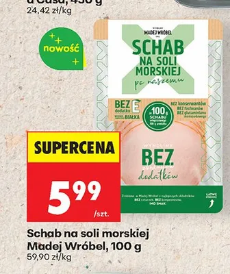 Schab na soli morskiej Madej Wróbel promocja w Biedronka
